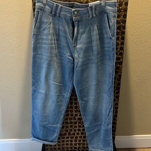 New Sonoma pleated front Relaxed Jeans size 14